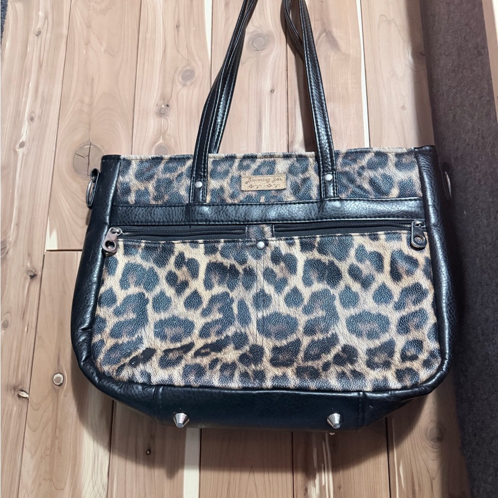 Leopard Print Tote Bag
